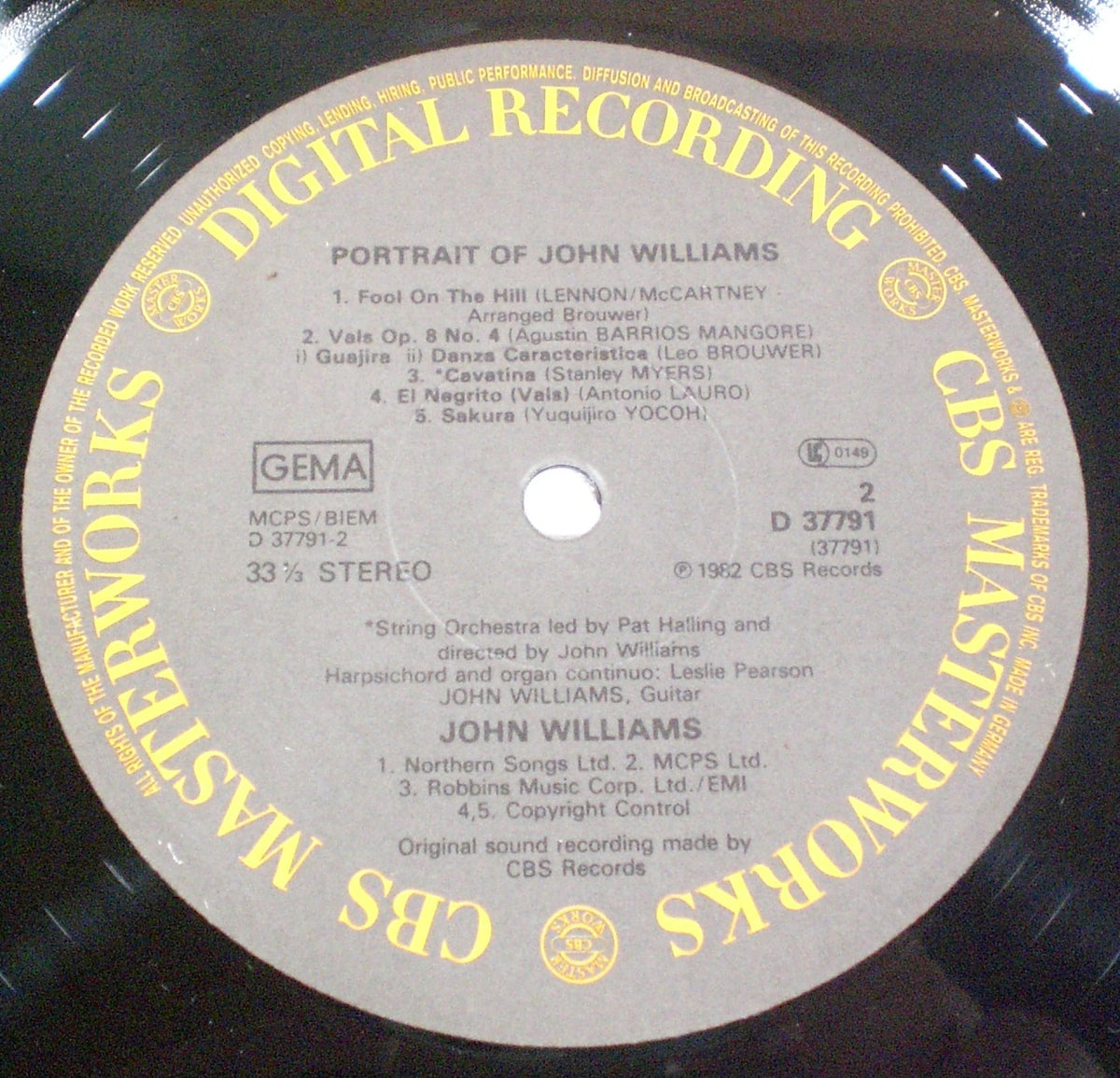 John Williams (7) : Portrait Of John Williams (LP,Stereo)