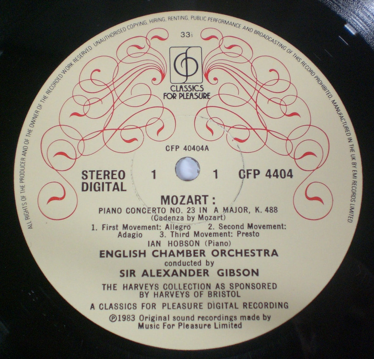 Wolfgang Amadeus Mozart, Ian Hobson, English Chamber Orchestra, Alexander Gibson : Piano Concertos (LP,Stereo)