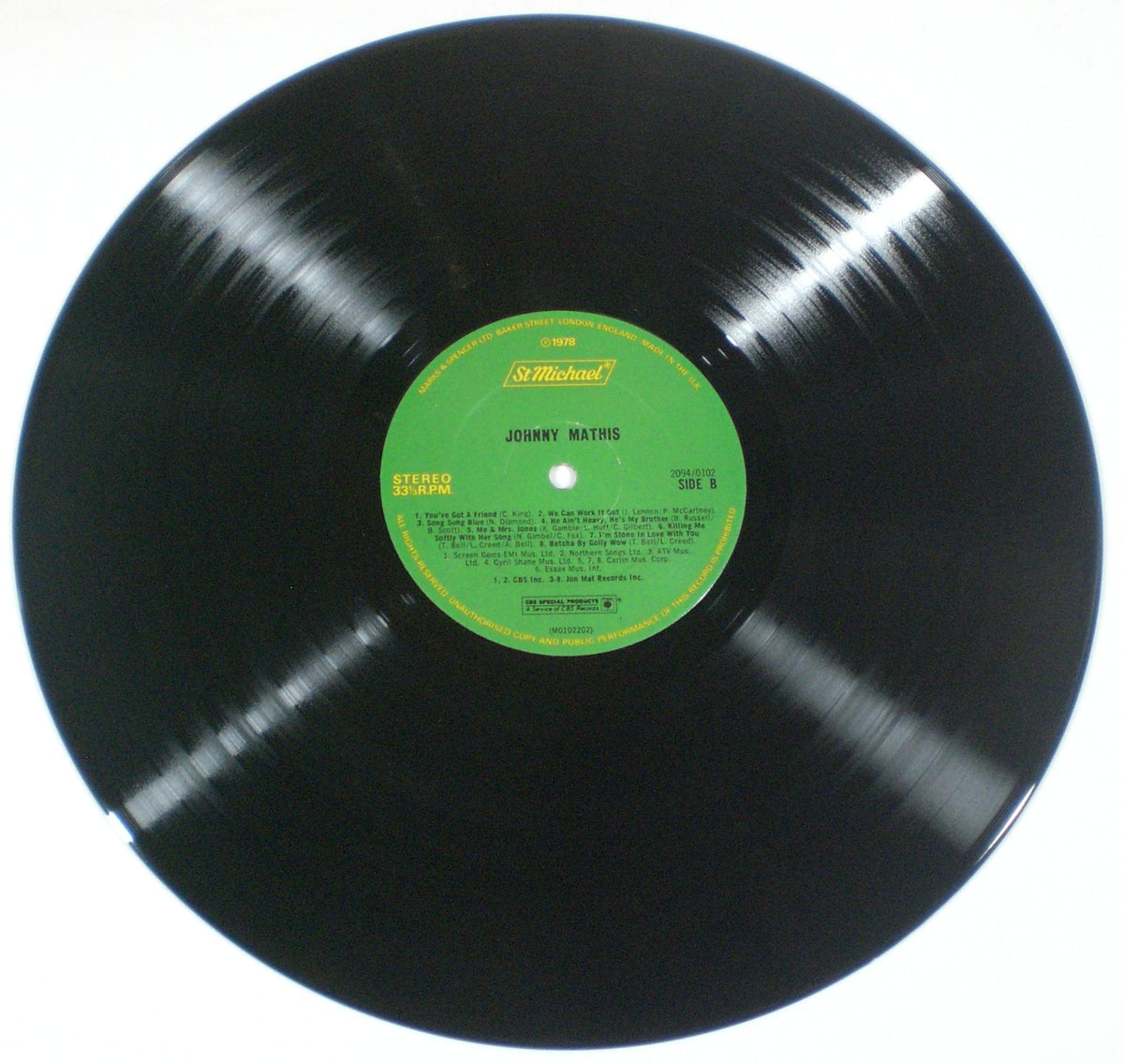 Johnny Mathis : Johnny Mathis (LP,Compilation)