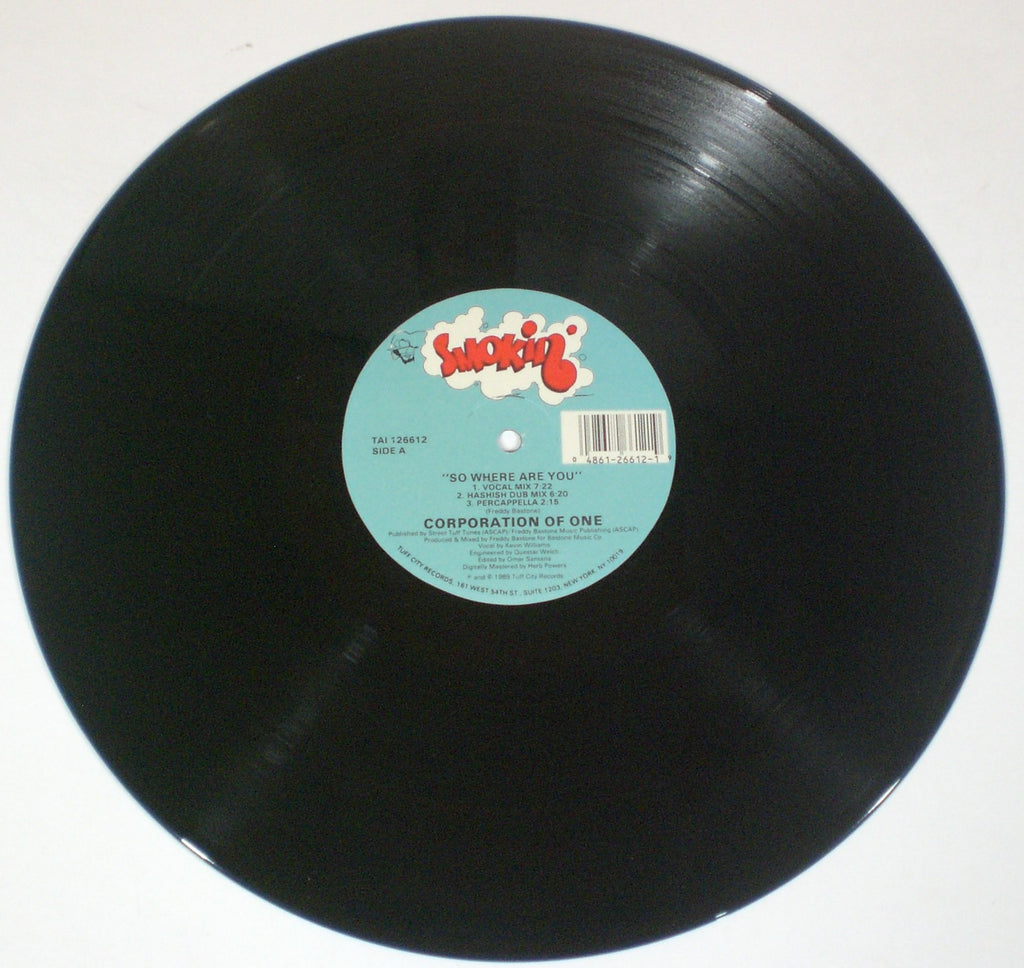 Corporation Of One : So Where Are You (12",33 ⅓ RPM)