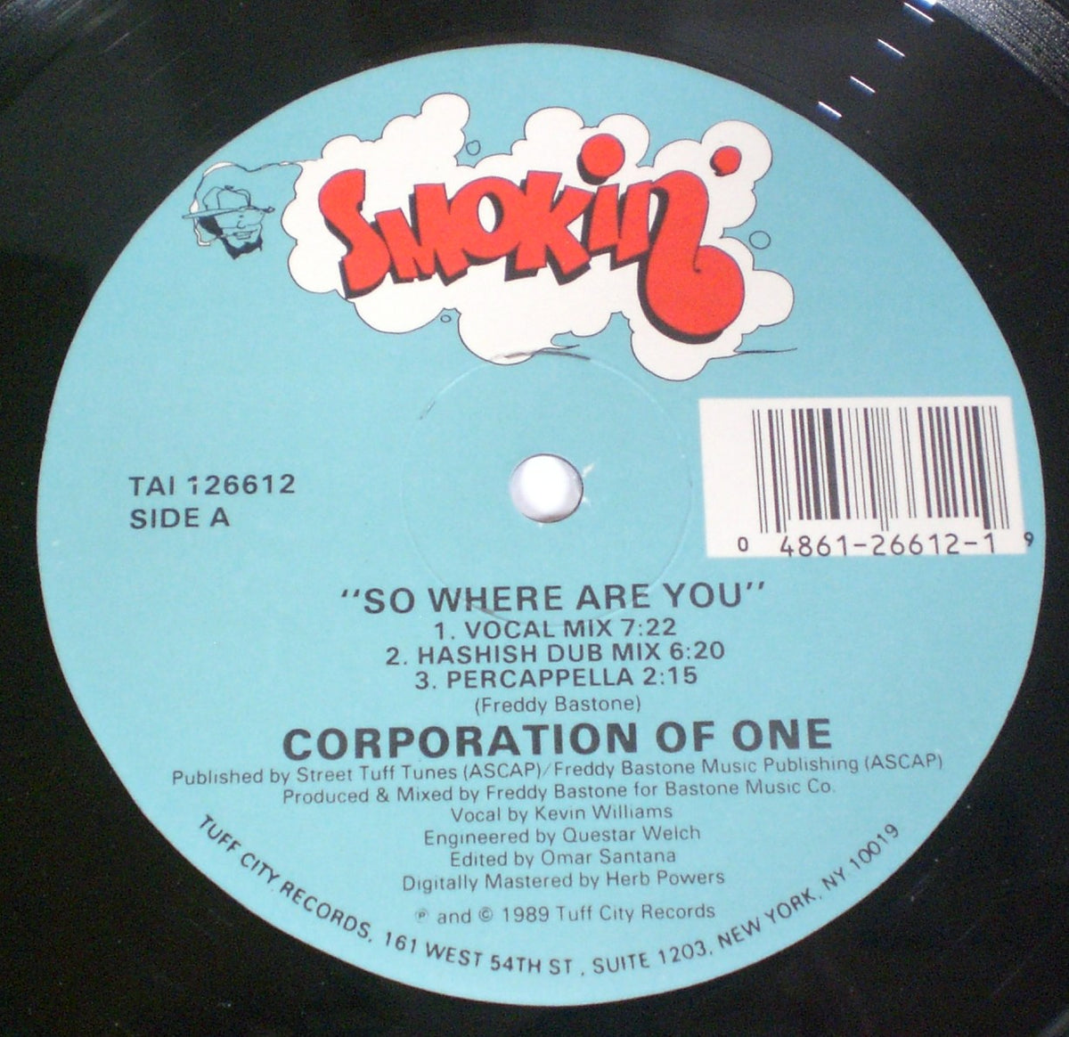 Corporation Of One : So Where Are You (12",33 ⅓ RPM)