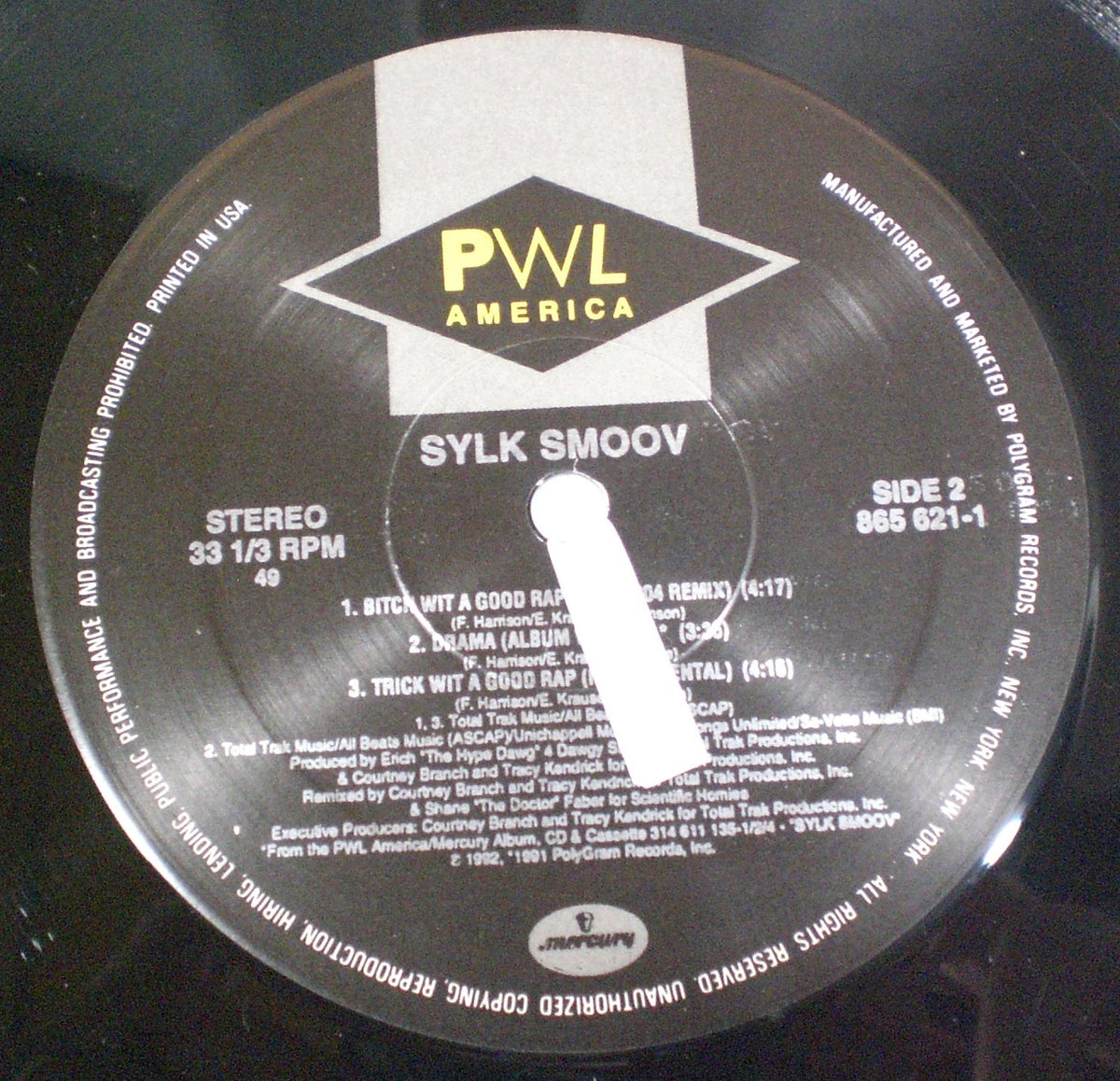 Sylk Smoov : Trick Wit A Good Rap (12",33 ⅓ RPM)