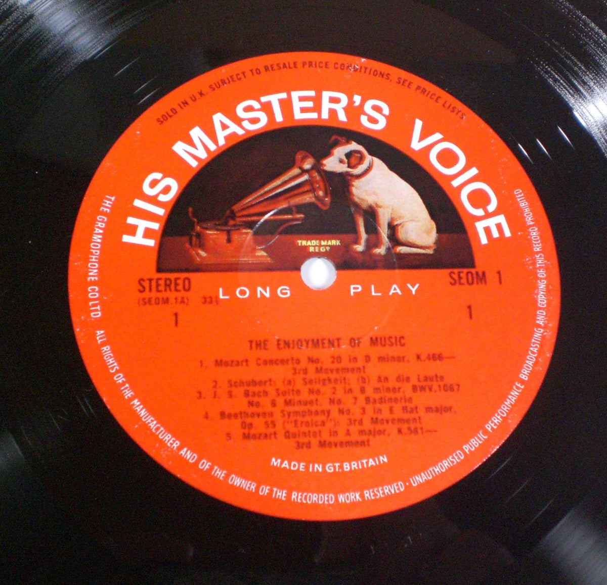 Various : The Enjoyment Of Music (LP,Stereo,Compilation)