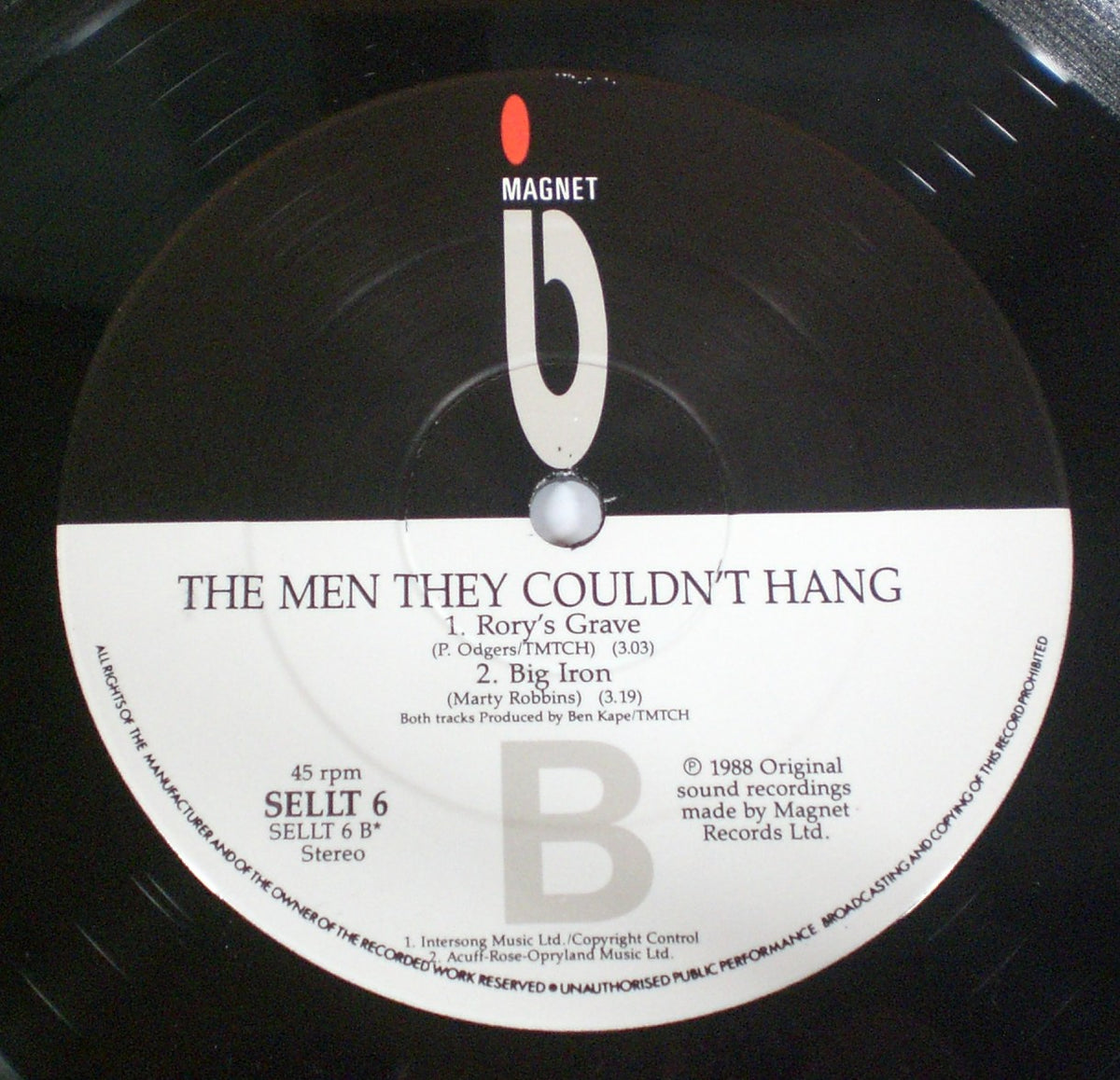 Men They Couldn't Hang, The : The Colours (12",45 RPM,Single,Stereo)