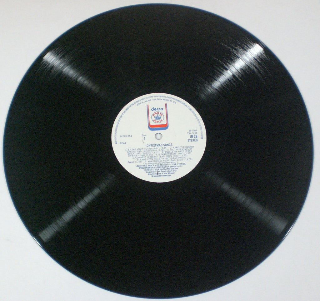 Leontyne Price, Herbert von Karajan : Christmas Songs (LP, RE)