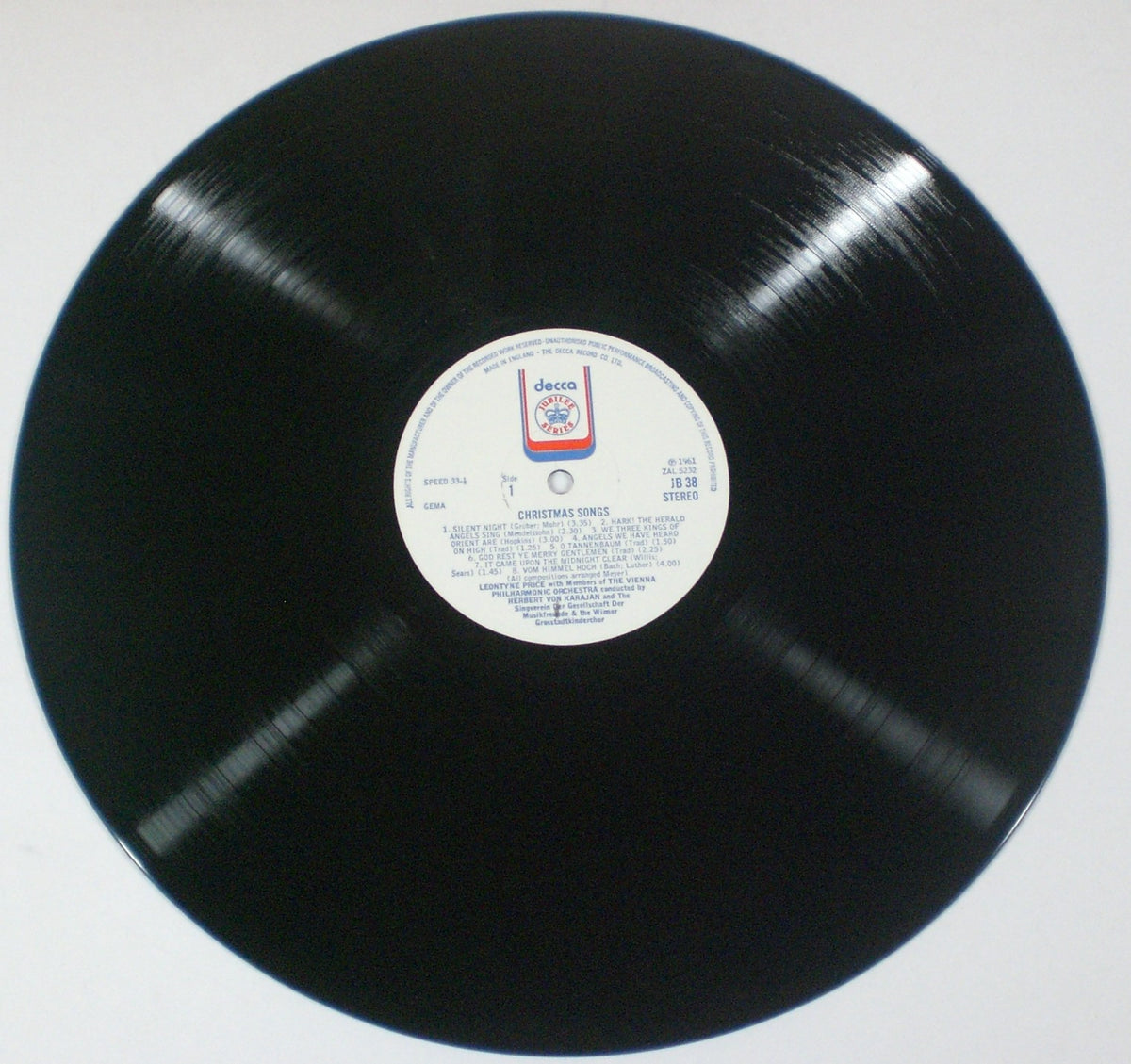 Leontyne Price, Herbert von Karajan : Christmas Songs (LP, RE)