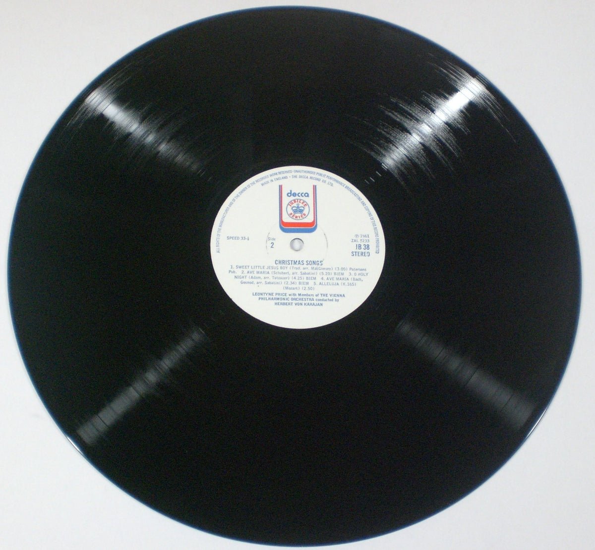 Leontyne Price, Herbert von Karajan : Christmas Songs (LP, RE)