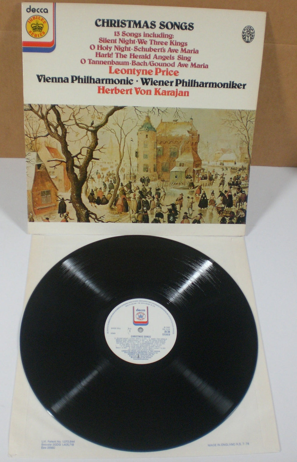 Leontyne Price, Herbert von Karajan : Christmas Songs (LP, RE)