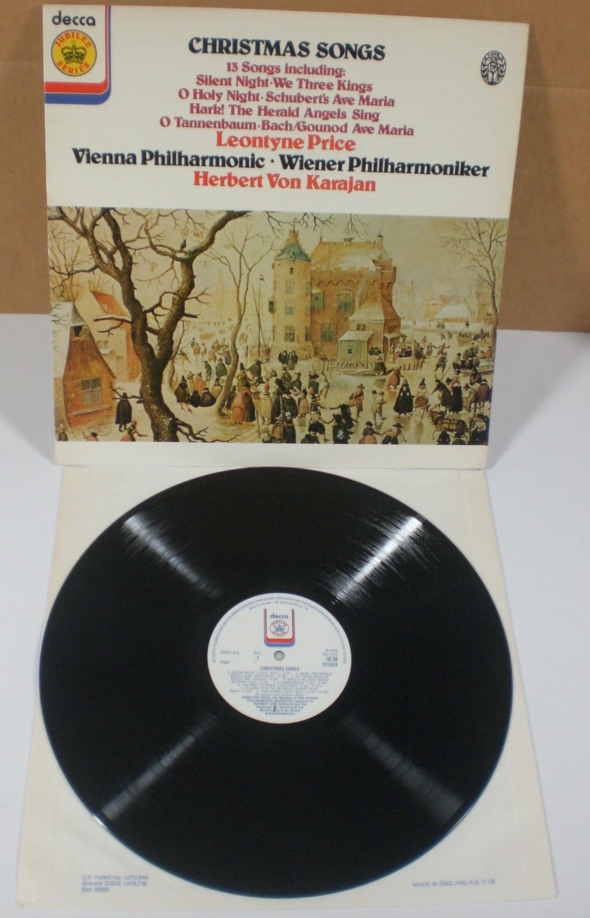 Leontyne Price, Herbert von Karajan : Christmas Songs (LP, RE)
