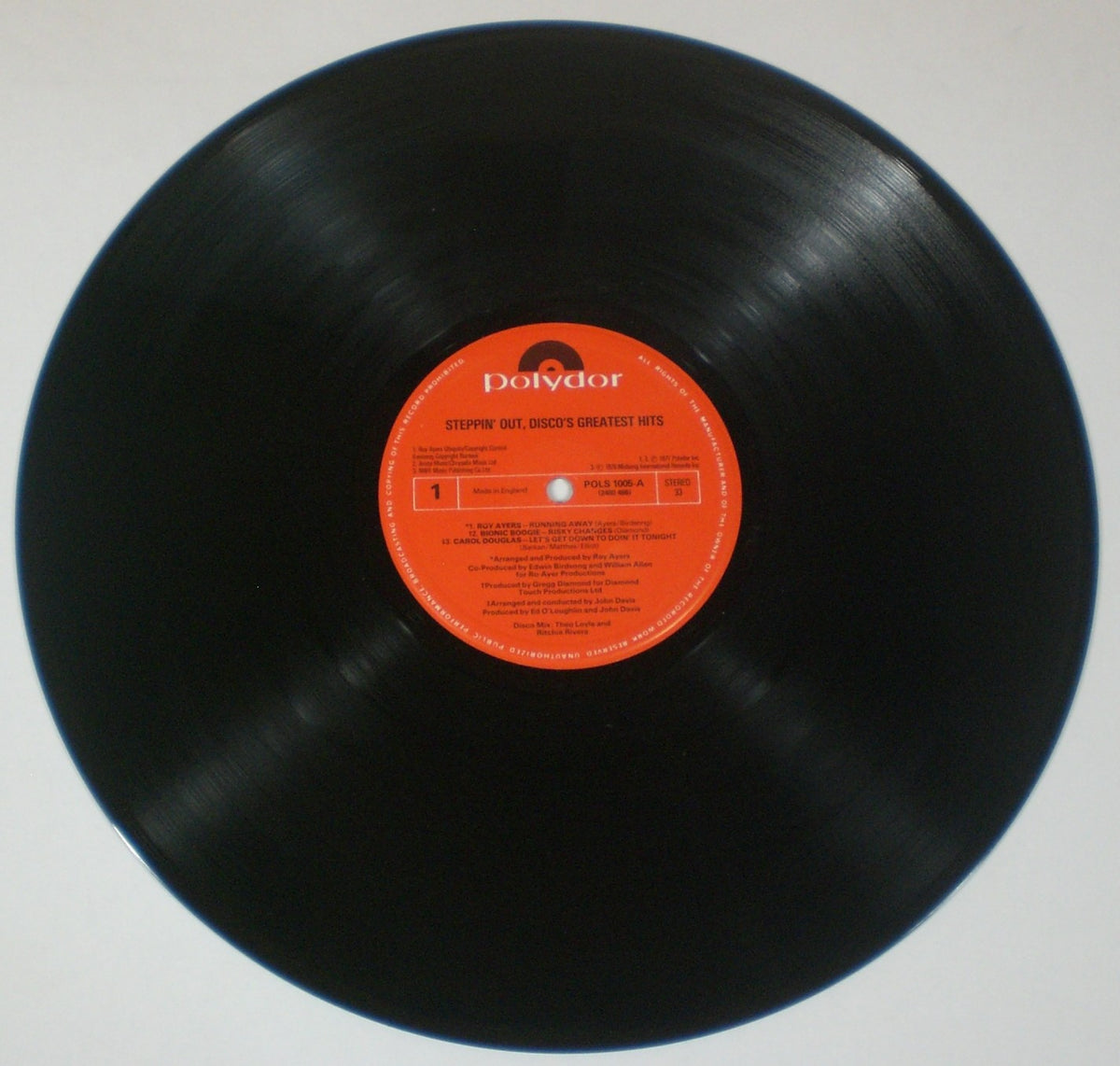 Various : Steppin' Out - Disco's Greatest Hits (LP, Comp, Mixed)