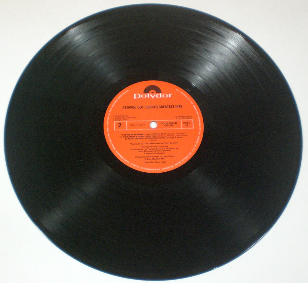 Various : Steppin' Out - Disco's Greatest Hits (LP, Comp, Mixed)