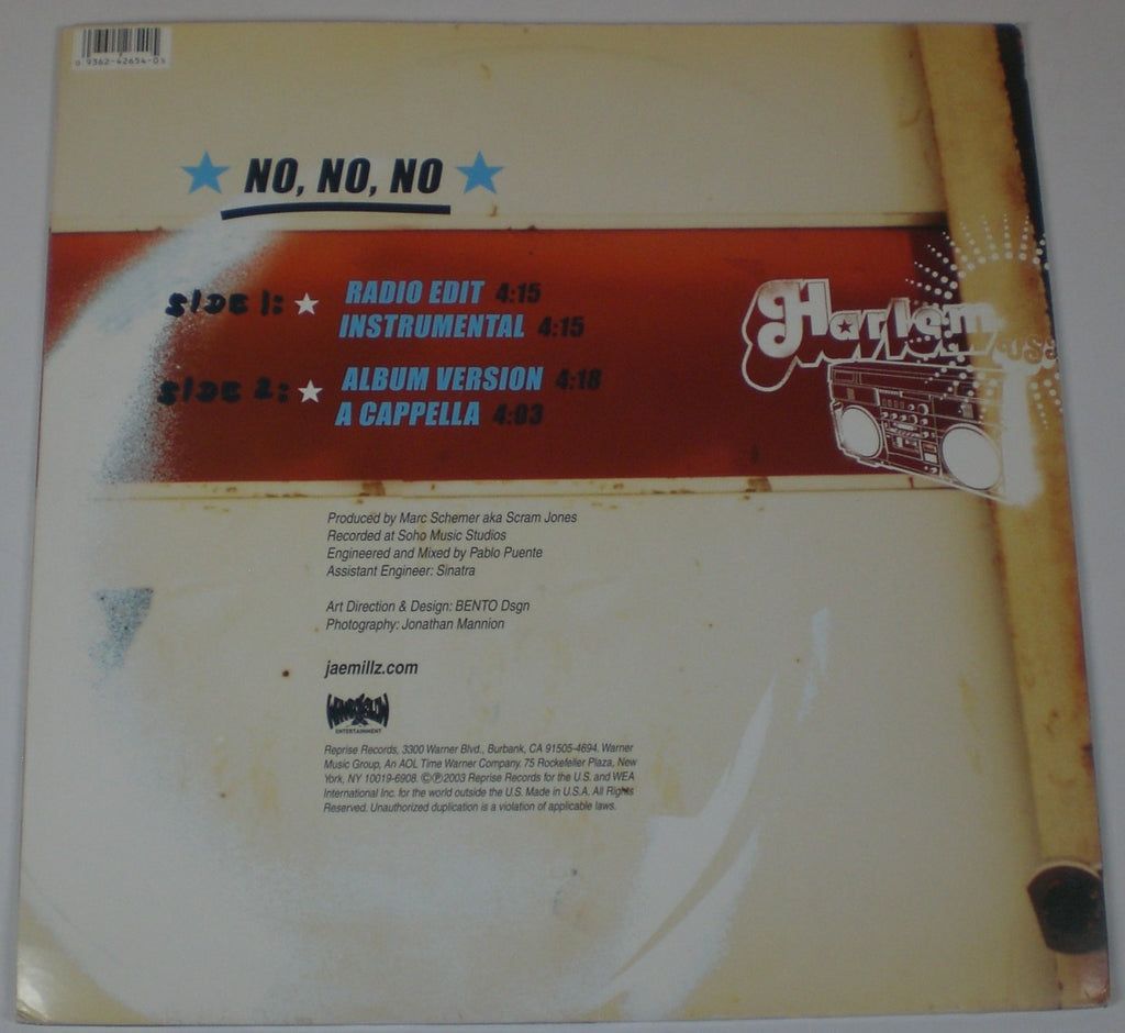 Jae Millz : No, No, No (12")
