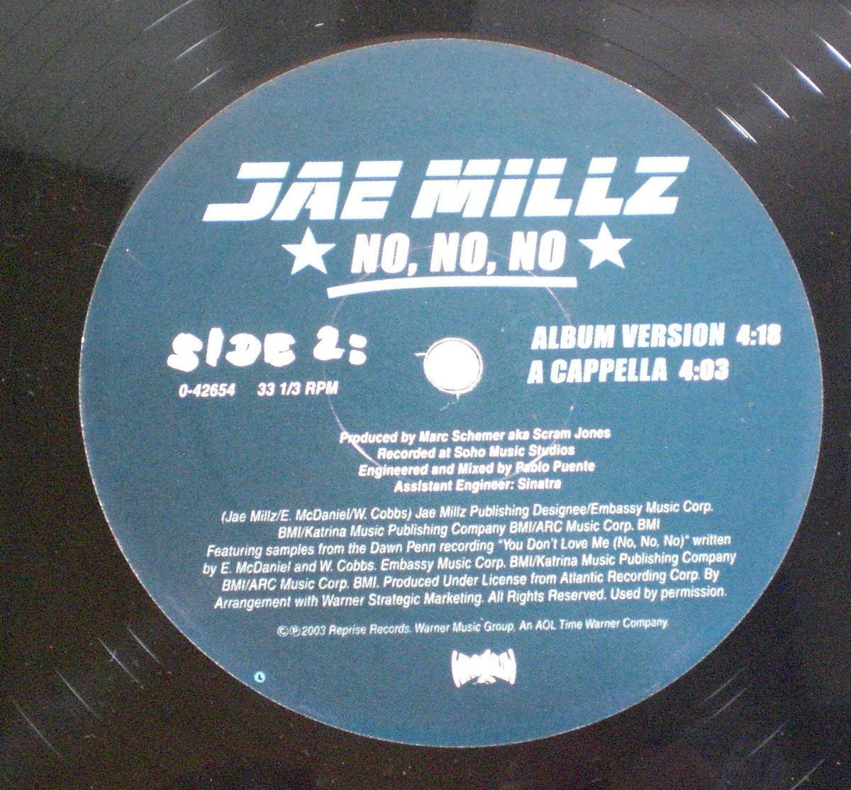 Jae Millz : No, No, No (12")