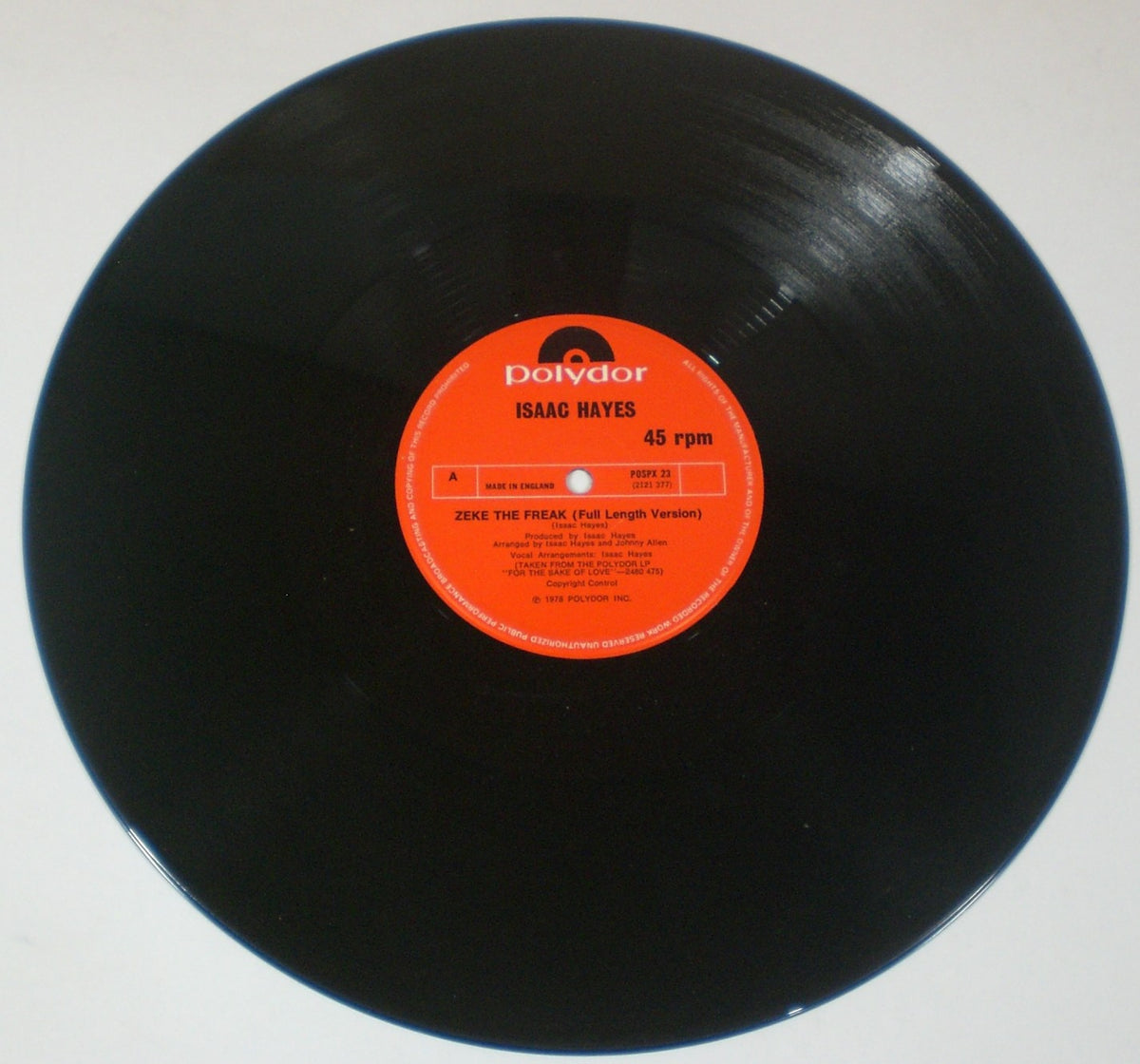 Isaac Hayes : Zeke The Freak (12",45 RPM)