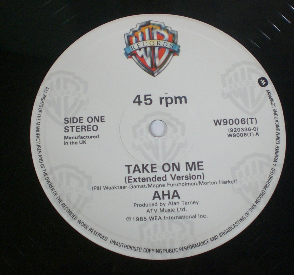 a-ha : Take On Me (Extended Version) (12",45 RPM,Single)