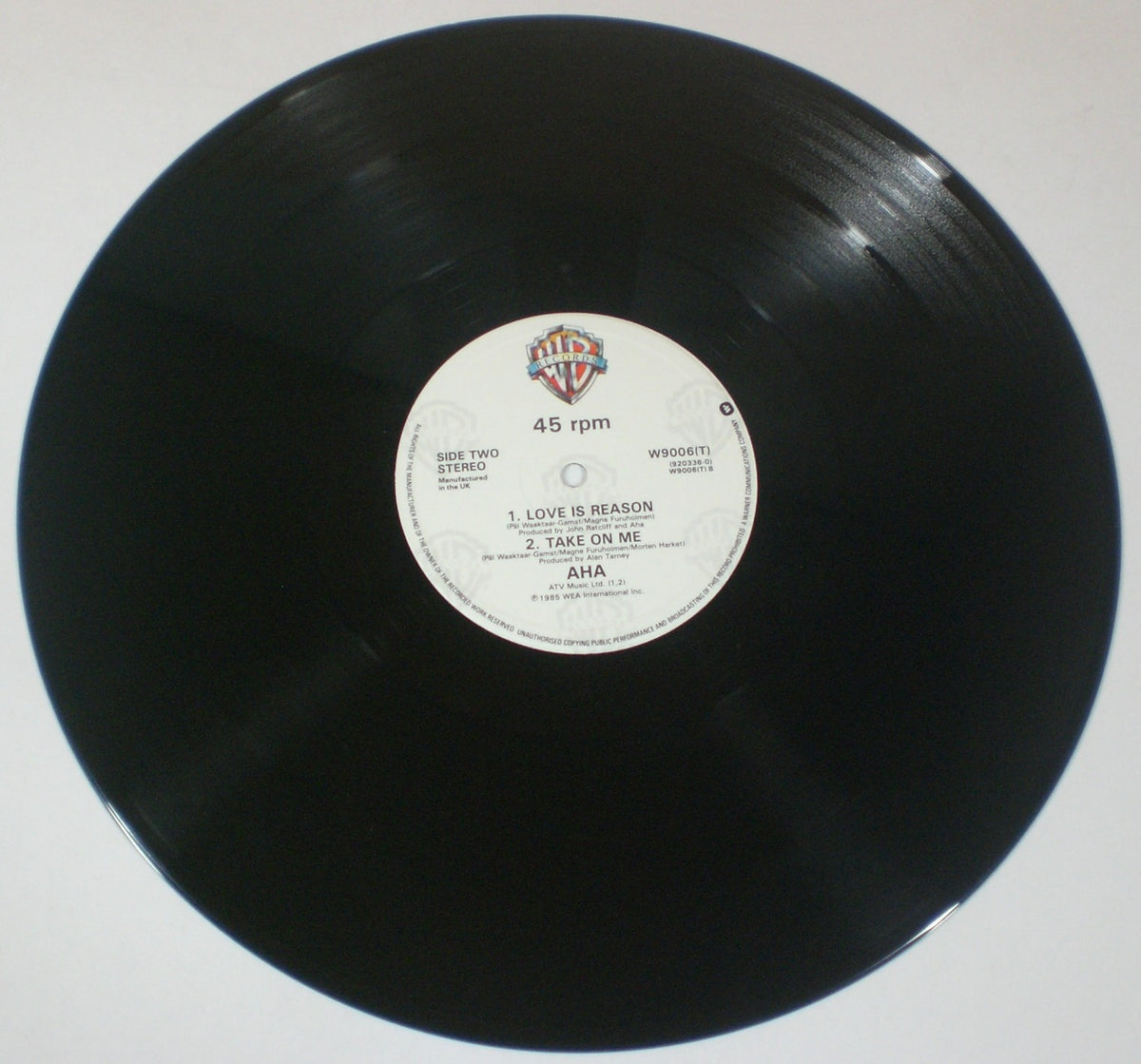 a-ha : Take On Me (Extended Version) (12",45 RPM,Single)